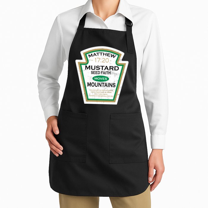 Matthew 17:20 Mustard Label Apron