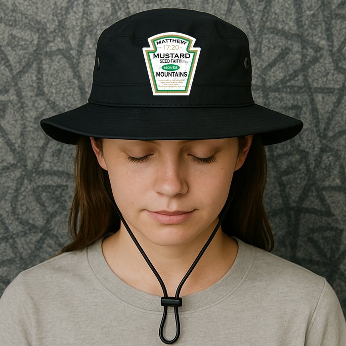 Matthew 17:20 Mustard Label Legacy Cool Fit Booney Bucket Hat
