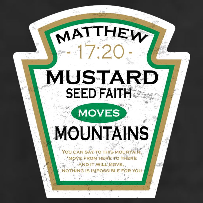 Matthew 17:20 Mustard Label 15oz Campfire Ceramic Mug