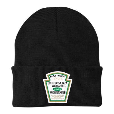 Matthew 17:20 Mustard Label Beanie