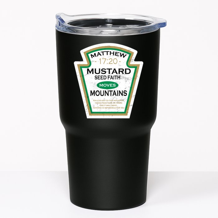 Matthew 17:20 Mustard Label Tumbler