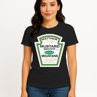 Matthew 17:20 Mustard Label Womens T-Shirt