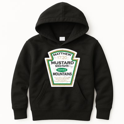 Matthew 17:20 Mustard Label Kids Hoodie