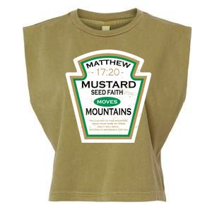 Matthew 17:20 Mustard Label Garment-Dyed Women's Muscle Tee