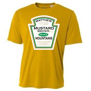 Matthew 17:20 Mustard Label Cooling Performance Crew T-Shirt