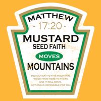 Matthew 17:20 Mustard Label Performance Shirt