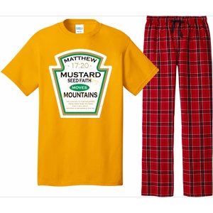 Matthew 17:20 Mustard Label Pajama Set