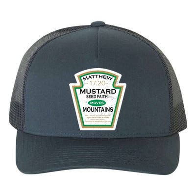 Matthew 17:20 Mustard Label Yupoong Adult 5-Panel Trucker Hat