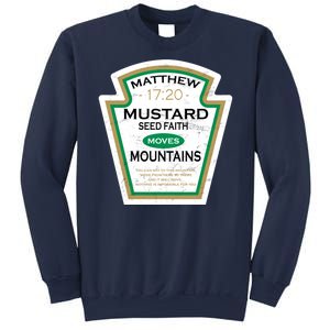 Matthew 17:20 Mustard Label Sweatshirt