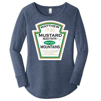 Matthew 17:20 Mustard Label Women's Perfect Tri Tunic Long Sleeve Shirt