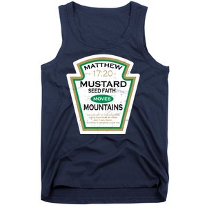 Matthew 17:20 Mustard Label Tank Top