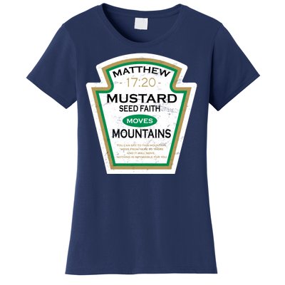 Matthew 17:20 Mustard Label Women's T-Shirt