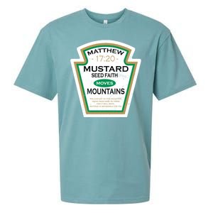 Matthew 17:20 Mustard Label Sueded Cloud Jersey T-Shirt