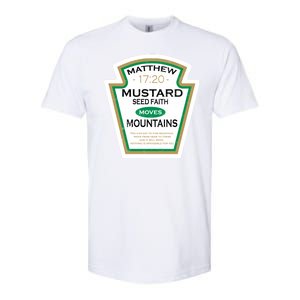 Matthew 17:20 Mustard Label Softstyle CVC T-Shirt