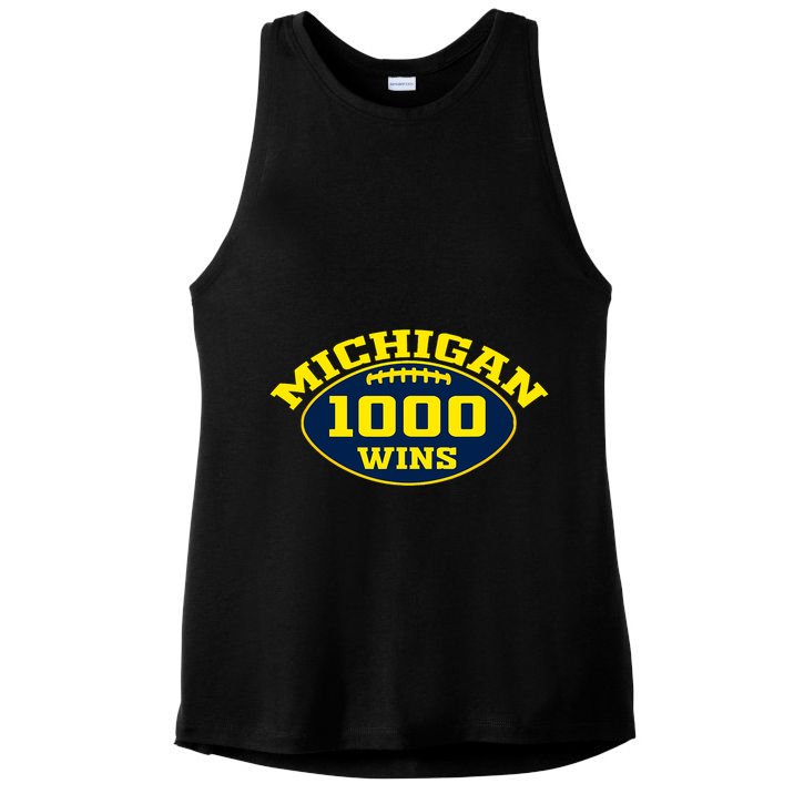 Michigan 1000 One Thousand Wins Ladies PosiCharge Tri-Blend Wicking Tank