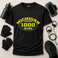 Michigan 1000 One Thousand Wins Cooling Performance Crew T-Shirt