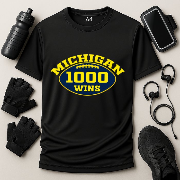 Michigan 1000 One Thousand Wins Cooling Performance Crew T-Shirt