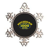 Michigan 1000 One Thousand Wins Metallic Star Ornament