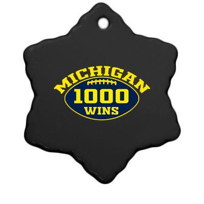 Michigan 1000 One Thousand Wins Ceramic Star Ornament