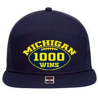 Michigan 1000 One Thousand Wins 7 Panel Mesh Trucker Snapback Hat