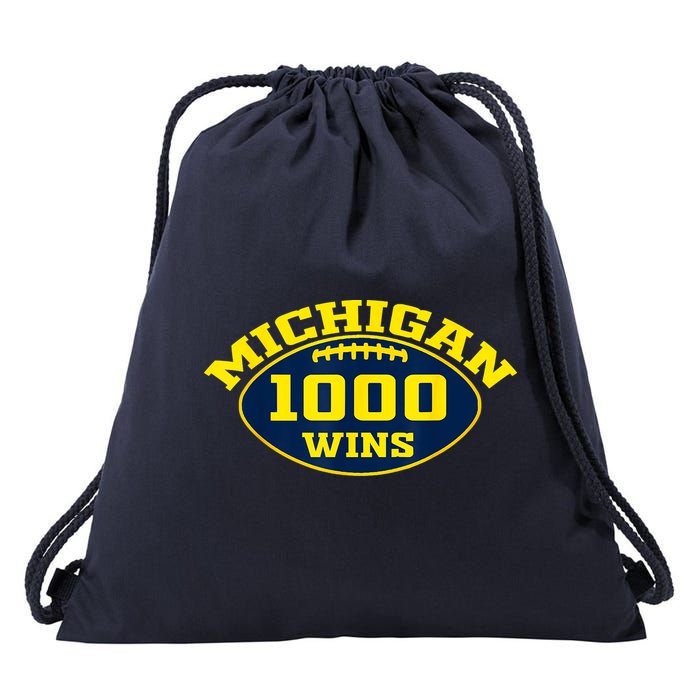 Michigan 1000 One Thousand Wins Drawstring Bag