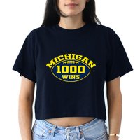 Michigan 1000 One Thousand Wins Women's Crop Top Tee