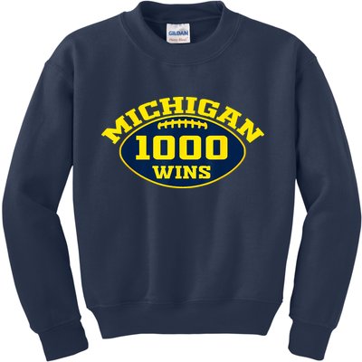 Michigan 1000 One Thousand Wins Kids Sweatshirt