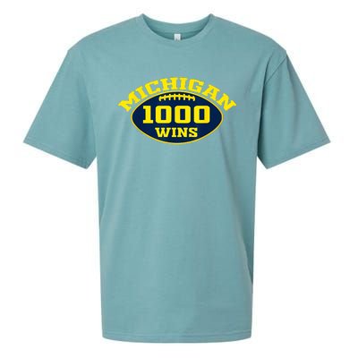 Michigan 1000 One Thousand Wins Sueded Cloud Jersey T-Shirt