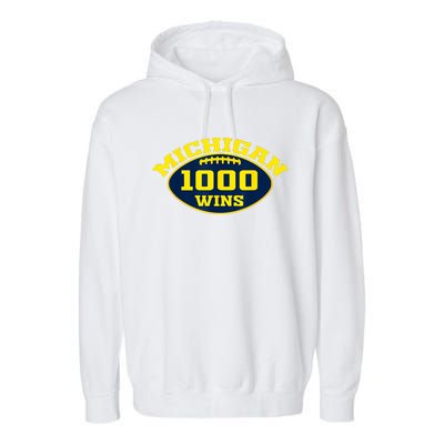 Michigan 1000 One Thousand Wins Garment-Dyed Fleece Hoodie