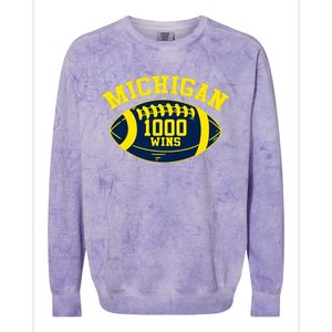 Michigan 1000 One Thousand Wins  Colorblast Crewneck Sweatshirt