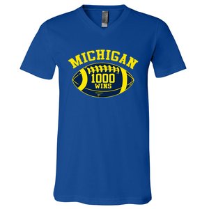 Michigan 1000 One Thousand Wins  V-Neck T-Shirt