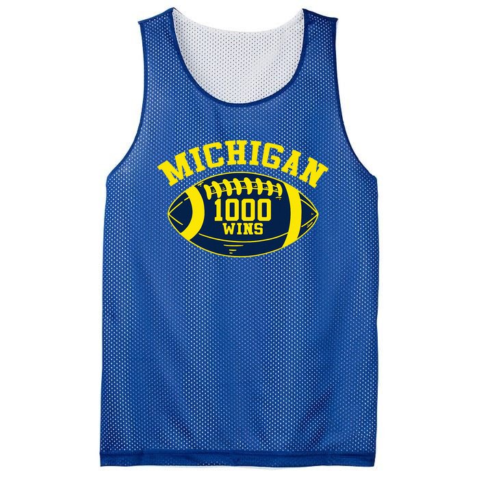 Michigan 1000 One Thousand Wins  Mesh Reversible Basketball Jersey Tank