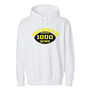 michigan 1000 one thousand wins  Garment-Dyed Fleece Hoodie