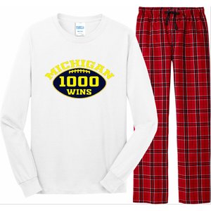 michigan 1000 one thousand wins  Long Sleeve Pajama Set