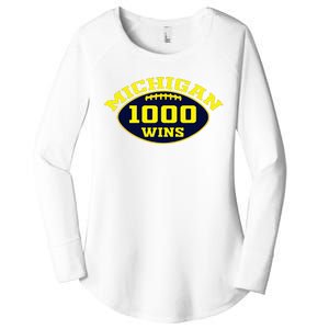 michigan 1000 one thousand wins  Women's Perfect Tri Tunic Long Sleeve Shirt