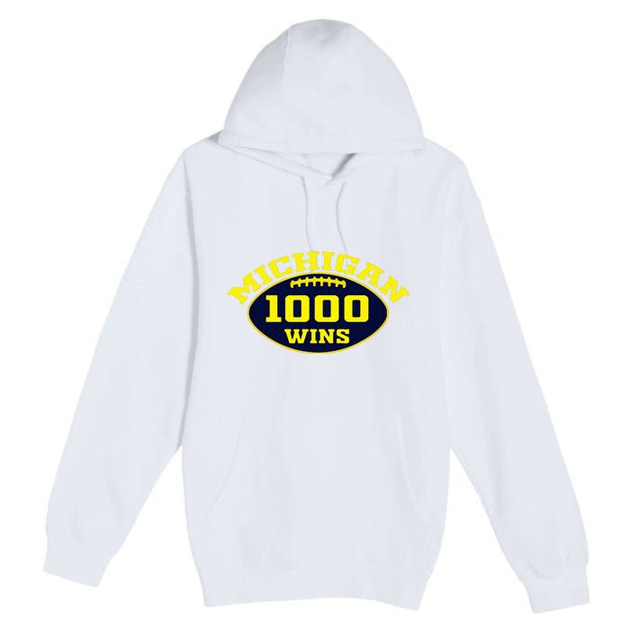 michigan 1000 one thousand wins  Premium Pullover Hoodie