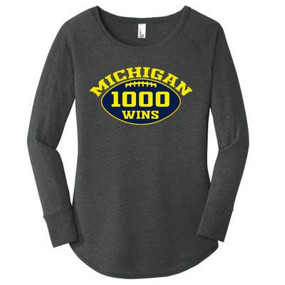 Michigan 1000 One Thousand Wins  Women's Perfect Tri Tunic Long Sleeve Shirt