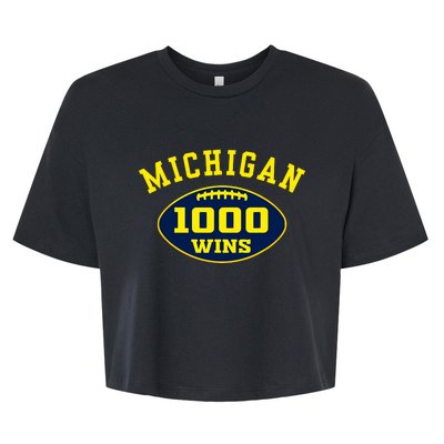 Michigan 1000 One Thousand Wins Bella+Canvas Jersey Crop Tee