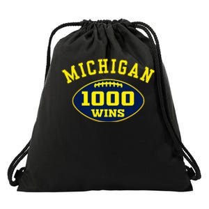 Michigan 1000 One Thousand Wins Drawstring Bag