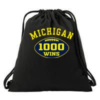 Michigan 1000 One Thousand Wins Drawstring Bag