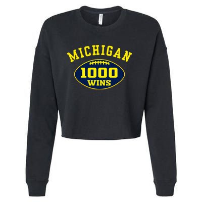 Michigan 1000 One Thousand Wins Cropped Pullover Crew