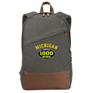 Michigan 1000 One Thousand Wins Cotton Canvas Backpack