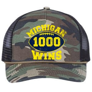 Michigan 1000 One Thousand Wins Retro Rope Trucker Hat Cap