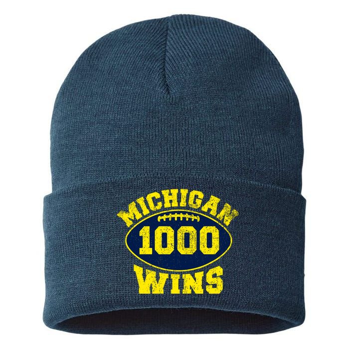 Michigan 1000 One Thousand Wins Sustainable Knit Beanie