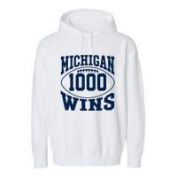 Michigan 1000 One Thousand Wins Garment-Dyed Fleece Hoodie