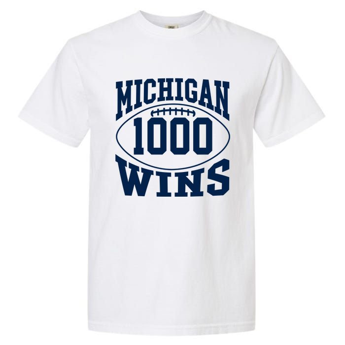 Michigan 1000 One Thousand Wins Garment-Dyed Heavyweight T-Shirt