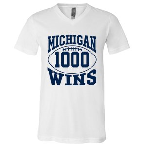 Michigan 1000 One Thousand Wins V-Neck T-Shirt