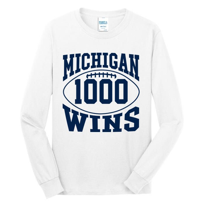 Michigan 1000 One Thousand Wins Tall Long Sleeve T-Shirt