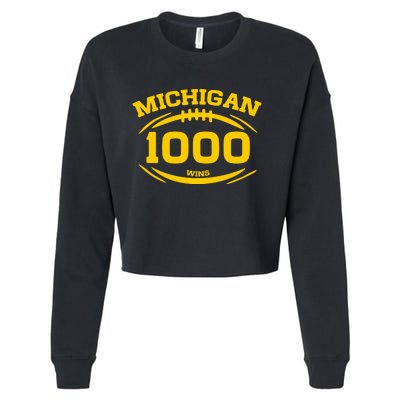 Michigan 1000 One Thousand Wins Cropped Pullover Crew