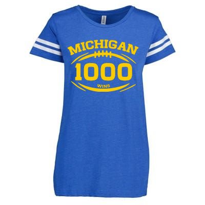 Michigan 1000 One Thousand Wins Enza Ladies Jersey Football T-Shirt